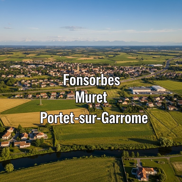 Carte des zones desservies à Toulouse